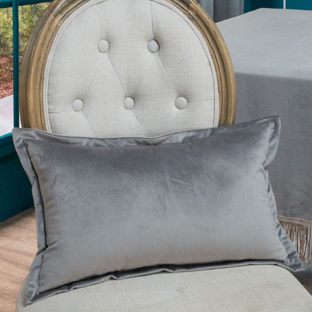 Μαξιλαροθήκη Velvet 11 GREY
